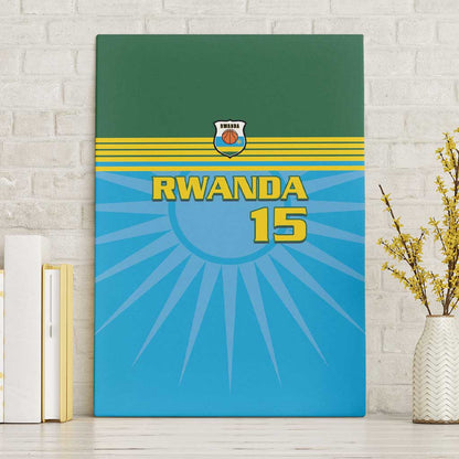 Afro Basketball Rwanda Custom Canvas Wall Art Go Champions - African Pride