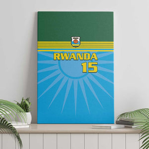 Afro Basketball Rwanda Custom Canvas Wall Art Go Champions - African Pride