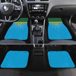 Afro Basketball Rwanda Custom Car Mats Go Champions - African Pride