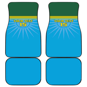 Afro Basketball Rwanda Custom Car Mats Go Champions - African Pride