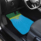 Afro Basketball Rwanda Custom Car Mats Go Champions - African Pride