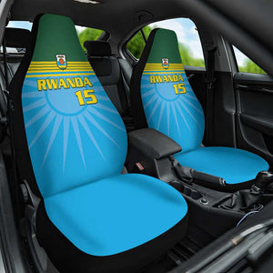 Afro Basketball Rwanda Custom Car Seat Cover Go Champions - African Pride
