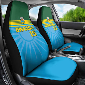 Afro Basketball Rwanda Custom Car Seat Cover Go Champions - African Pride