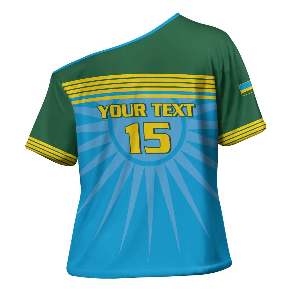 Custom Rwanda Basketball Cross Shoulder Shirt Go Champions