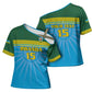 Custom Rwanda Basketball Cross Shoulder Shirt Go Champions