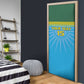 Custom Rwanda Basketball Door Cover Go Champions