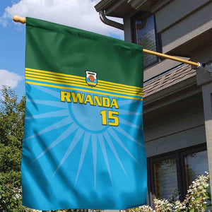 Afro Basketball Rwanda Custom Garden Flag Go Champions - African Pride