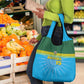 Afro Basketball Rwanda Custom Grocery Bag Go Champions - African Pride