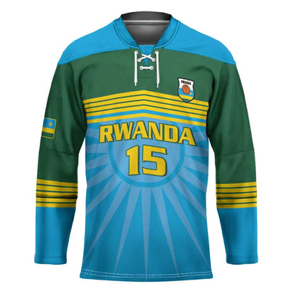 Custom Rwanda Basketball Hockey Jersey Go Champions
