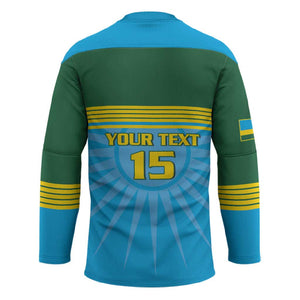 Custom Rwanda Basketball Hockey Jersey Go Champions