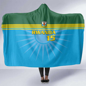 Afro Basketball Rwanda Custom Hooded Blanket Go Champions - African Pride