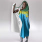 Afro Basketball Rwanda Custom Hooded Blanket Go Champions - African Pride