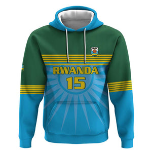 Afro Basketball Rwanda Custom Hoodie Go Champions - African Pride
