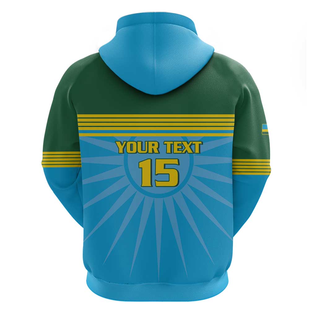 Afro Basketball Rwanda Custom Hoodie Go Champions - African Pride