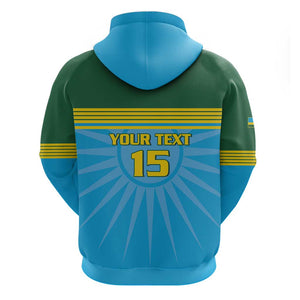 Afro Basketball Rwanda Custom Hoodie Go Champions - African Pride