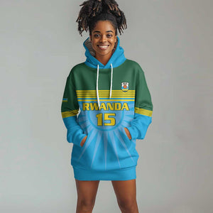 Afro Basketball Rwanda Custom Hoodie Dress Go Champions - African Pride