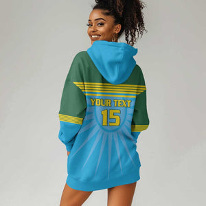 Afro Basketball Rwanda Custom Hoodie Dress Go Champions - African Pride