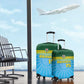 Afro Basketball Rwanda Custom Luggage Cover Go Champions - African Pride