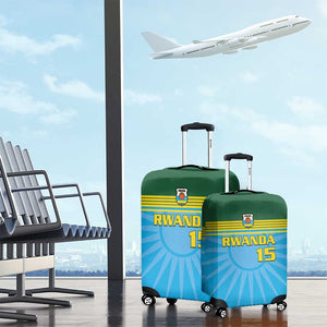 Afro Basketball Rwanda Custom Luggage Cover Go Champions - African Pride