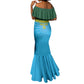 Afro Basketball Rwanda Custom Mermaid Dress Go Champions - African Pride