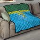 Afro Basketball Rwanda Custom Quilt Go Champions - African Pride