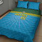 Afro Basketball Rwanda Custom Quilt Bed Set Go Champions - African Pride