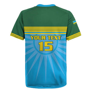 Afro Basketball Rwanda Custom Rugby Jersey Go Champions - African Pride