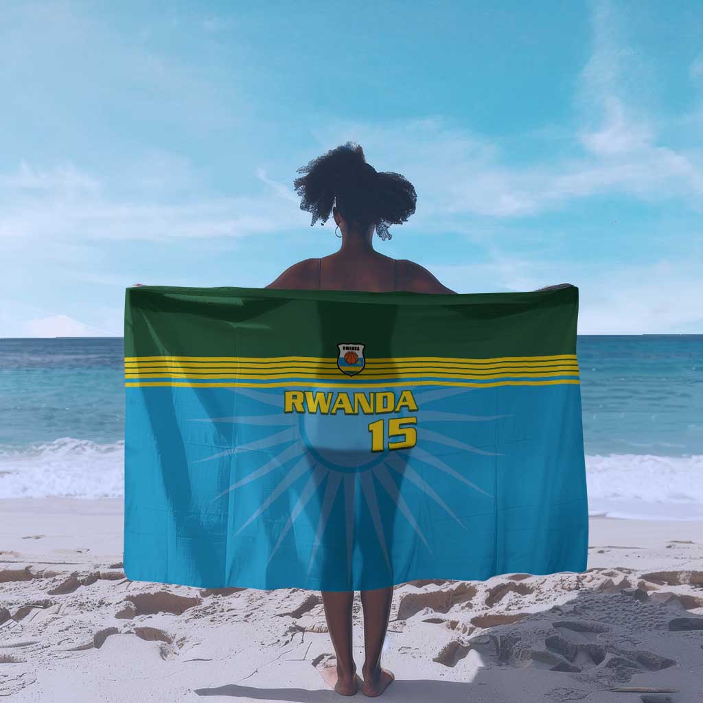 Afro Basketball Rwanda Custom Sarong Go Champions - African Pride