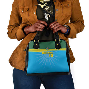 Afro Basketball Rwanda Custom Shoulder Handbag Go Champions - African Pride