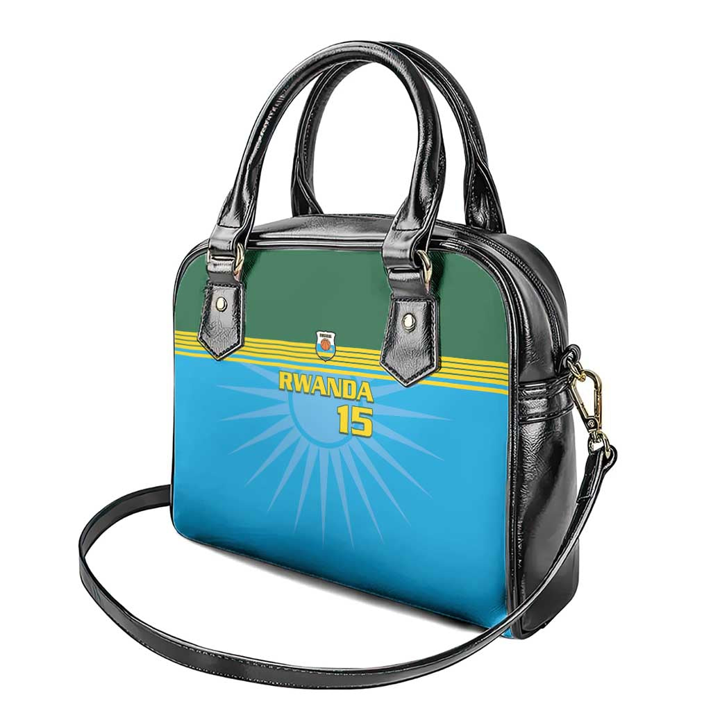 Afro Basketball Rwanda Custom Shoulder Handbag Go Champions - African Pride