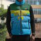 Custom Rwanda Basketball Sleeveless Puffer Jacket Go Champions