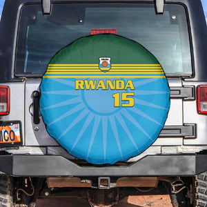 Afro Basketball Rwanda Custom Spare Tire Cover Go Champions - African Pride