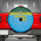 Afro Basketball Rwanda Custom Spare Tire Cover Go Champions - African Pride