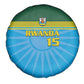 Afro Basketball Rwanda Custom Spare Tire Cover Go Champions - African Pride