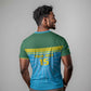 Afro Basketball Rwanda Custom T shirt Go Champions - African Pride