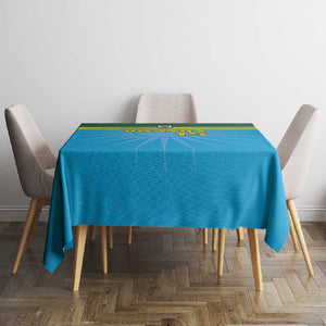 Afro Basketball Rwanda Custom Tablecloth Go Champions - African Pride