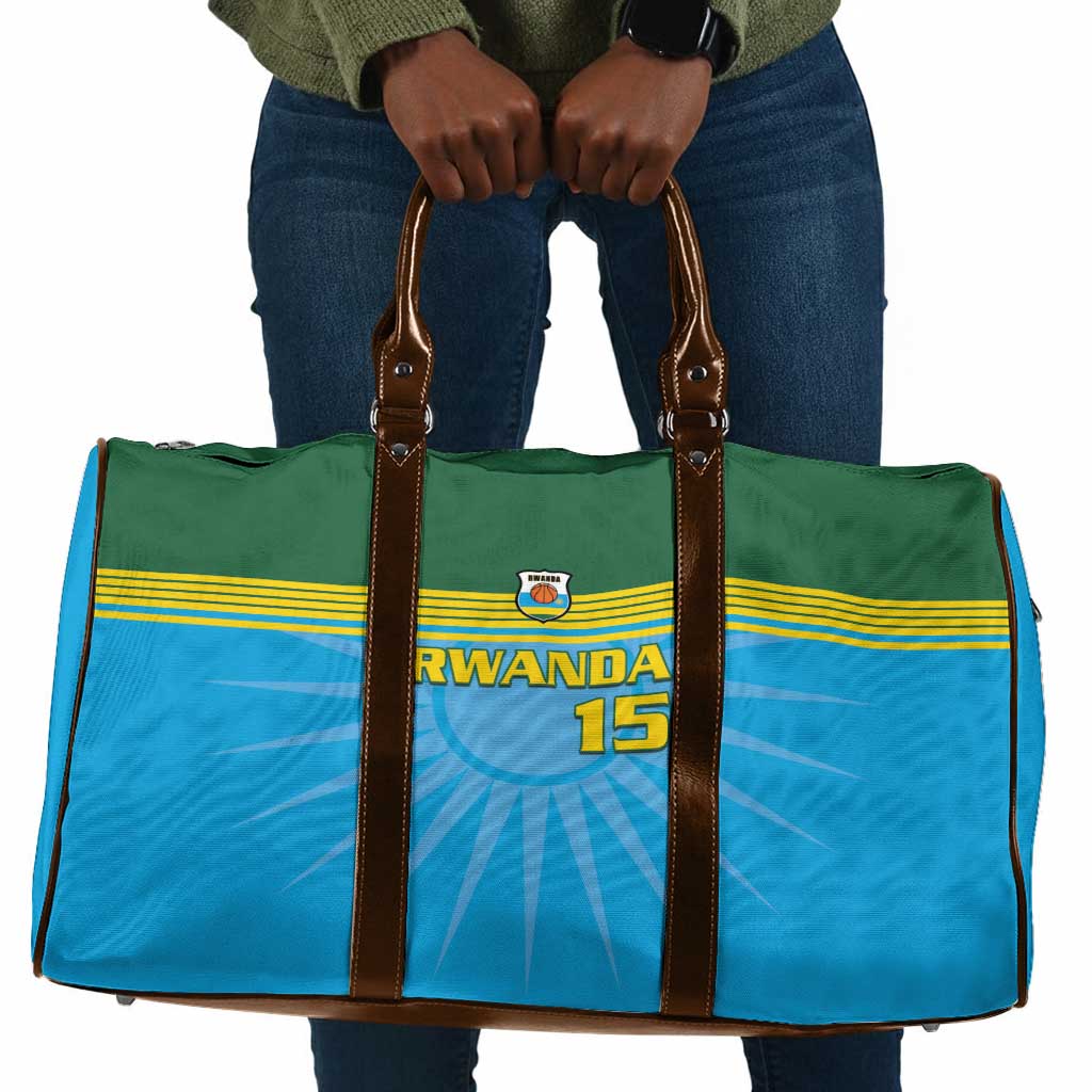 Bag Rwanda Log Custom Rwanda Basketball Travel Bag Go Champions by African Pride