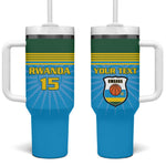 Afro Basketball Rwanda Custom Tumbler With Handle Go Champions - African Pride