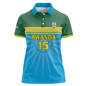 Afro Basketball Rwanda Custom Women Polo Shirt Go Champions - African Pride