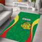 Afro Basketball Senegal Custom Area Rug Go Champions Lions - African Pride