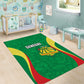 Afro Basketball Senegal Custom Area Rug Go Champions Lions - African Pride