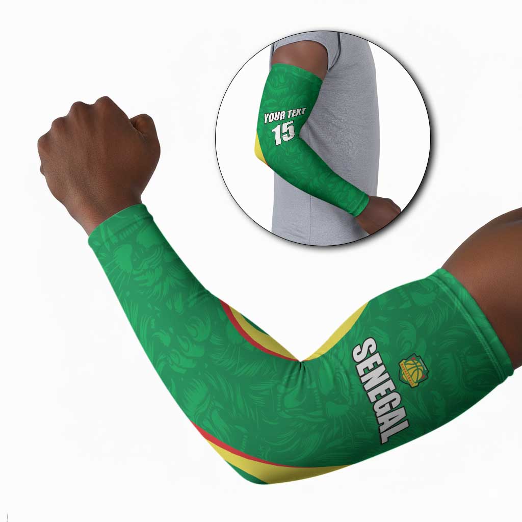Custom Senegal Basketball Arm Sleeves Go Champions Lions
