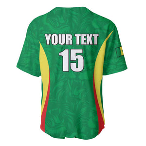 Afro Basketball Senegal Custom Baseball Jersey Go Champions Lions - African Pride
