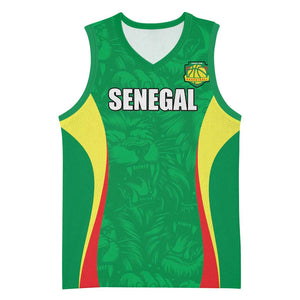 Afro Basketball Senegal Custom Basketball Jersey Go Champions Lions - African Pride