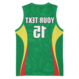 Afro Basketball Senegal Custom Basketball Jersey Go Champions Lions - African Pride