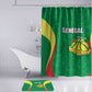 Custom Senegal Basketball Bathroom Set Go Champions Lions