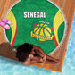 Afro Basketball Senegal Custom Beach Blanket Go Champions Lions - African Pride