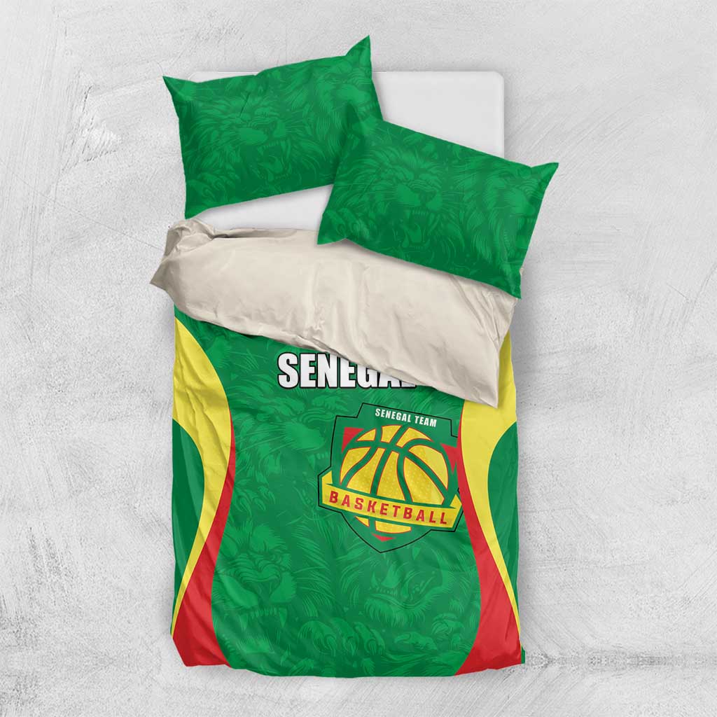 Afro Basketball Senegal Custom Bedding Set Go Champions Lions - African Pride