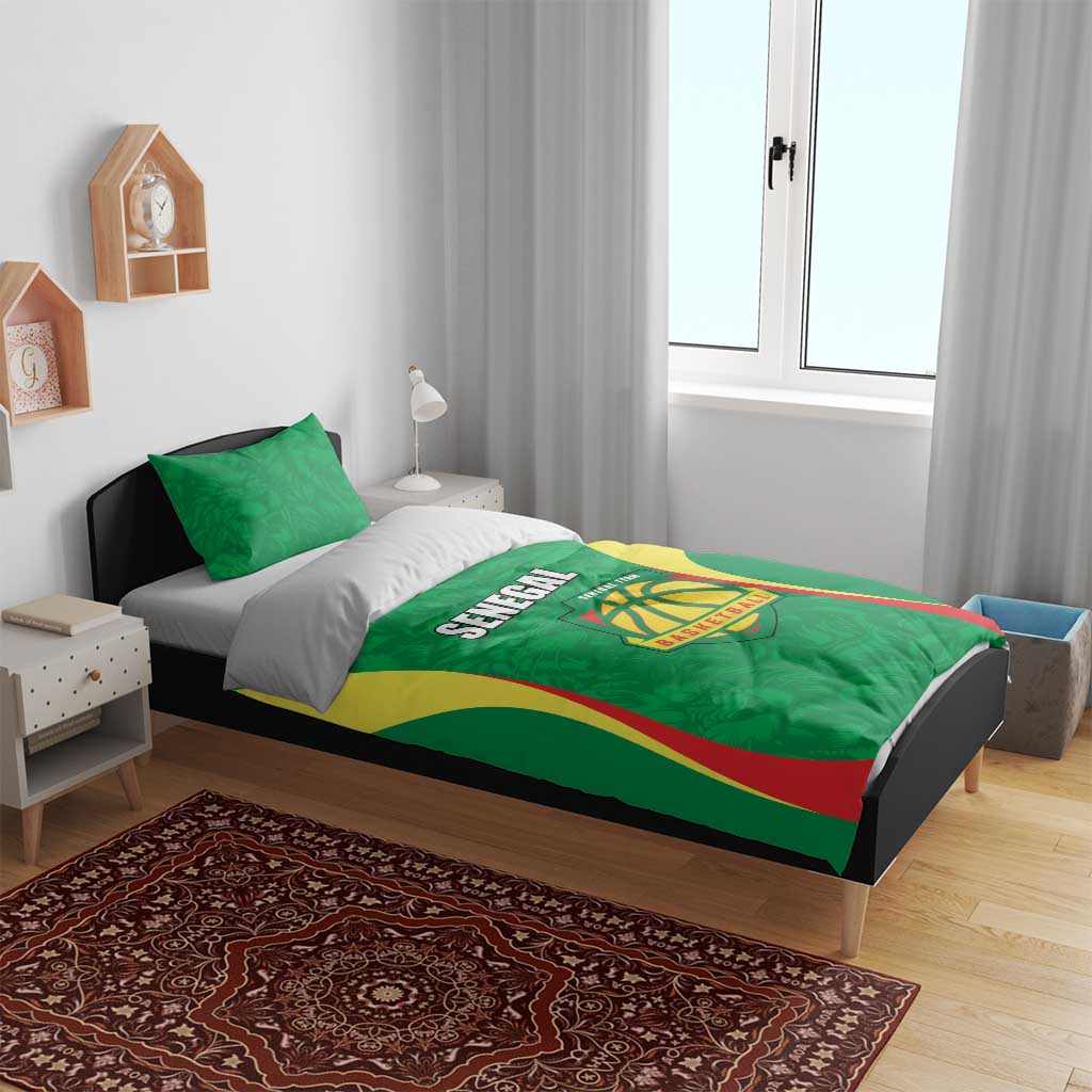 Afro Basketball Senegal Custom Bedding Set Go Champions Lions - African Pride