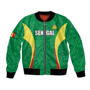 Afro Basketball Senegal Custom Bomber Jacket Go Champions Lions - African Pride